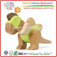 Brand New Kindergarten Children's Educational Toys High Quality 3D Wooden Dinosaur